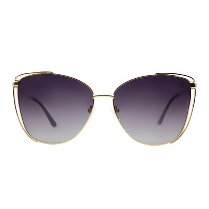 OC.MT.4377-2021.1  Oculos de Sol Feminino Chilli Beans Cat Polarizado Degrade Dourado -1-